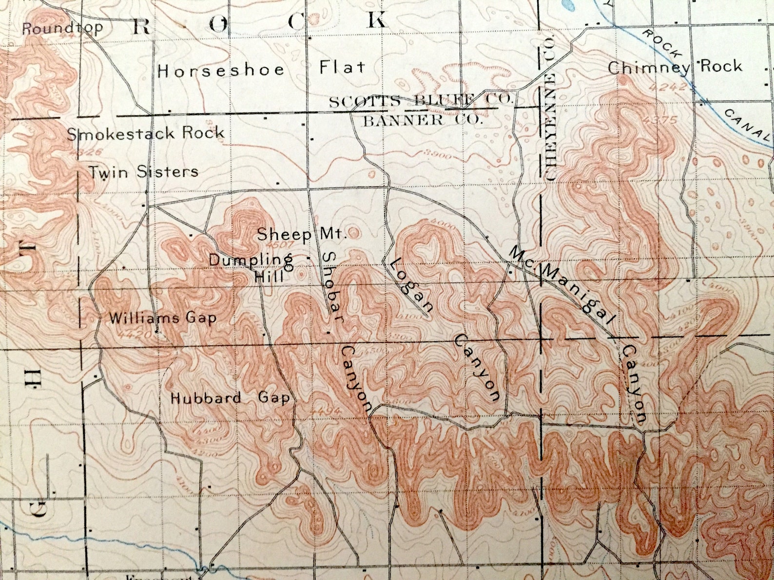 Antique Camp Clarke Nebraska 1898 US Geological Survey Carte Etsy