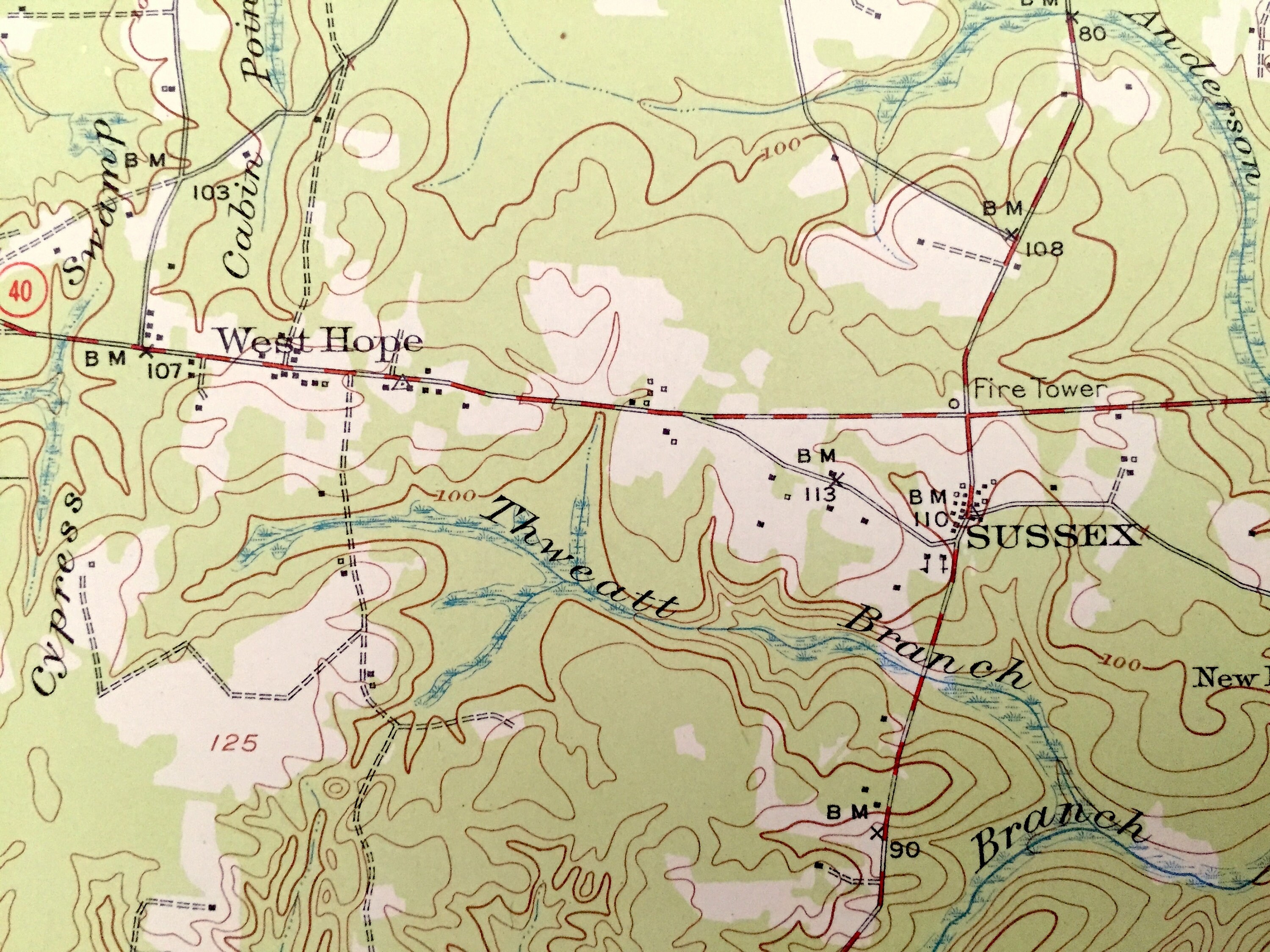 Antique Jarratt Virginia 1951 US Geological Survey Etsy