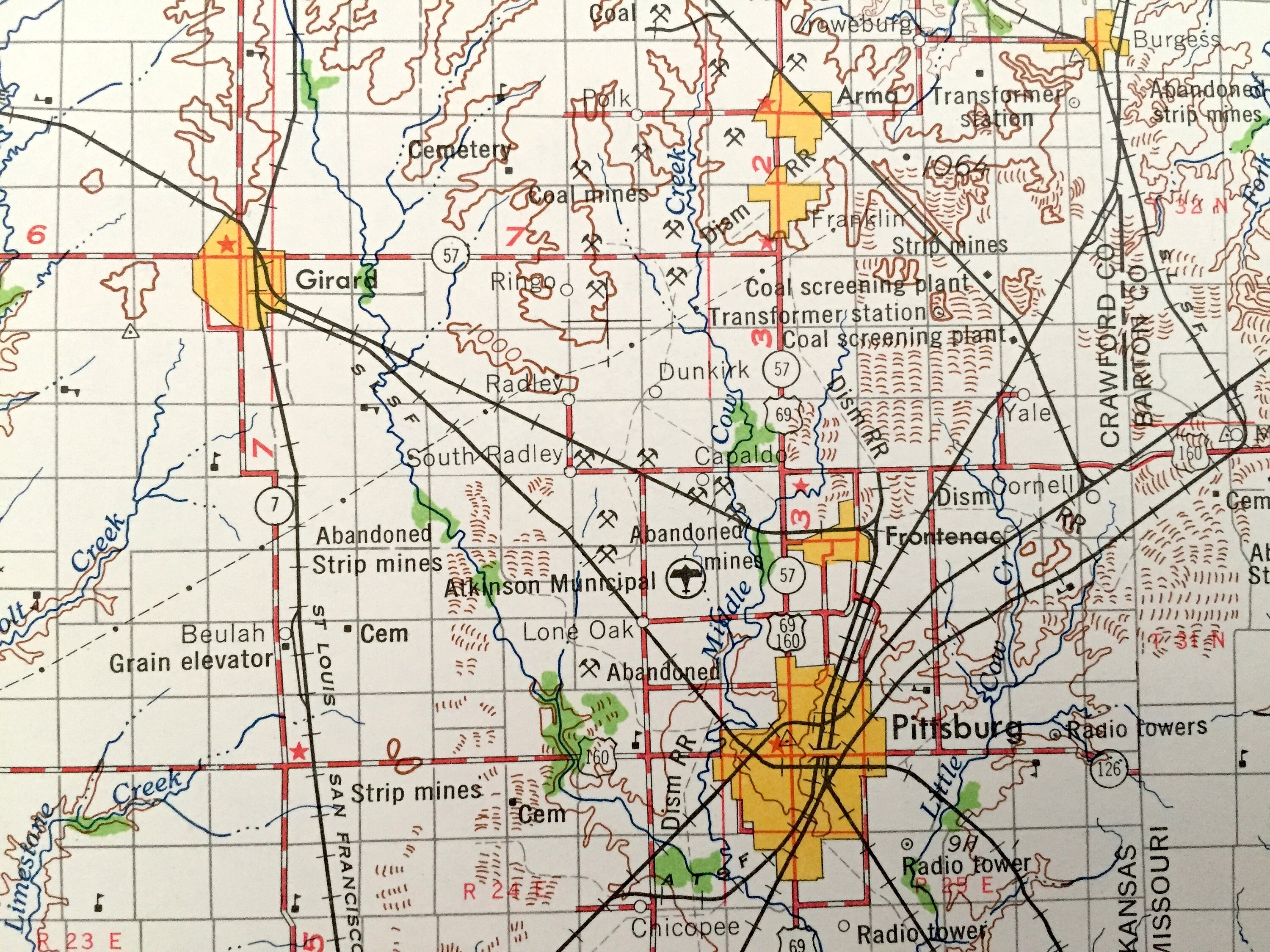 Antique Joplin Missouri 1959 US Geological Survey Topographic Etsy