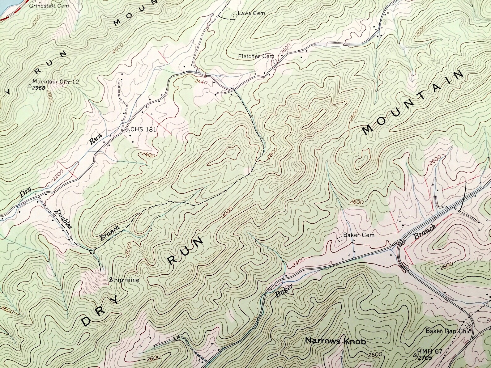 Antique Elk Mills Tennessee 1959 US Geological Survey Etsy