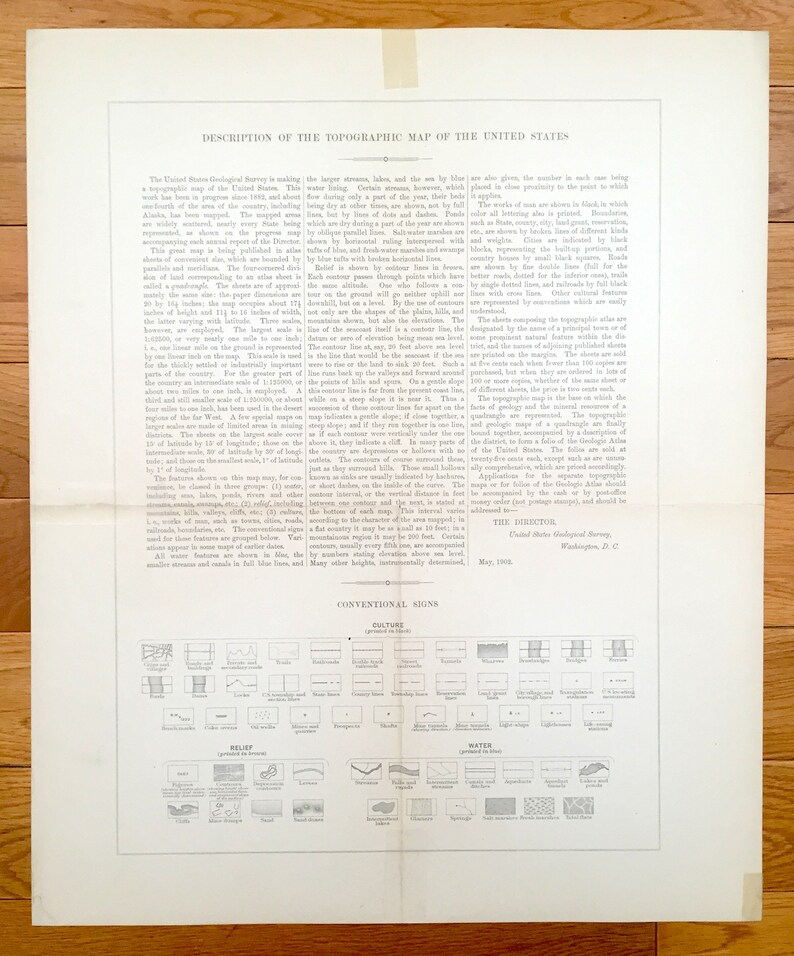 Antique Kahoka Missouri 1903 US Geological Survey Topographic Etsy