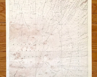 Antique Mauna Kea, Hawaii 1930 US Geological Survey Topographic Map – Hamakua, North Hilo District, Waikamakapo, Umikoa, Dairy, Puu, HI