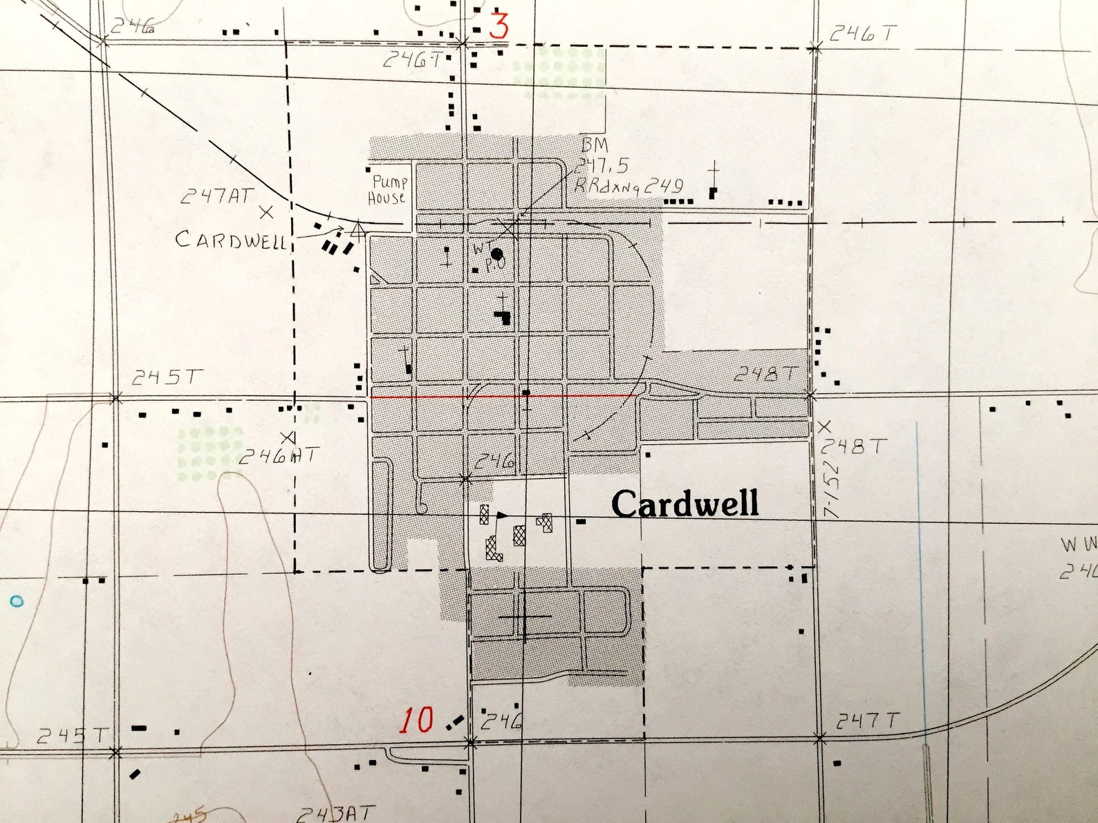 Antique Cardwell Missouri & Brighton Arkansas 1983 US Etsy