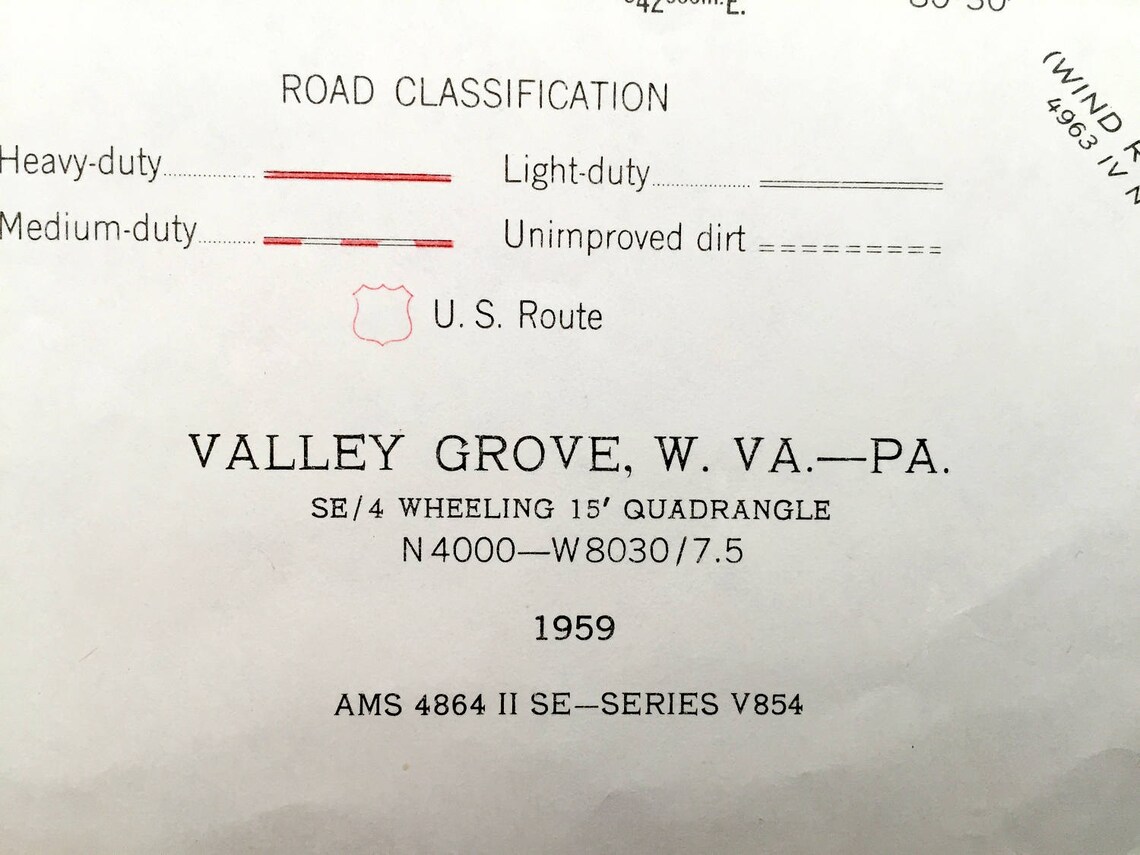 Antique Valley Grove West Virginia & Donegal Pennsylvania Etsy