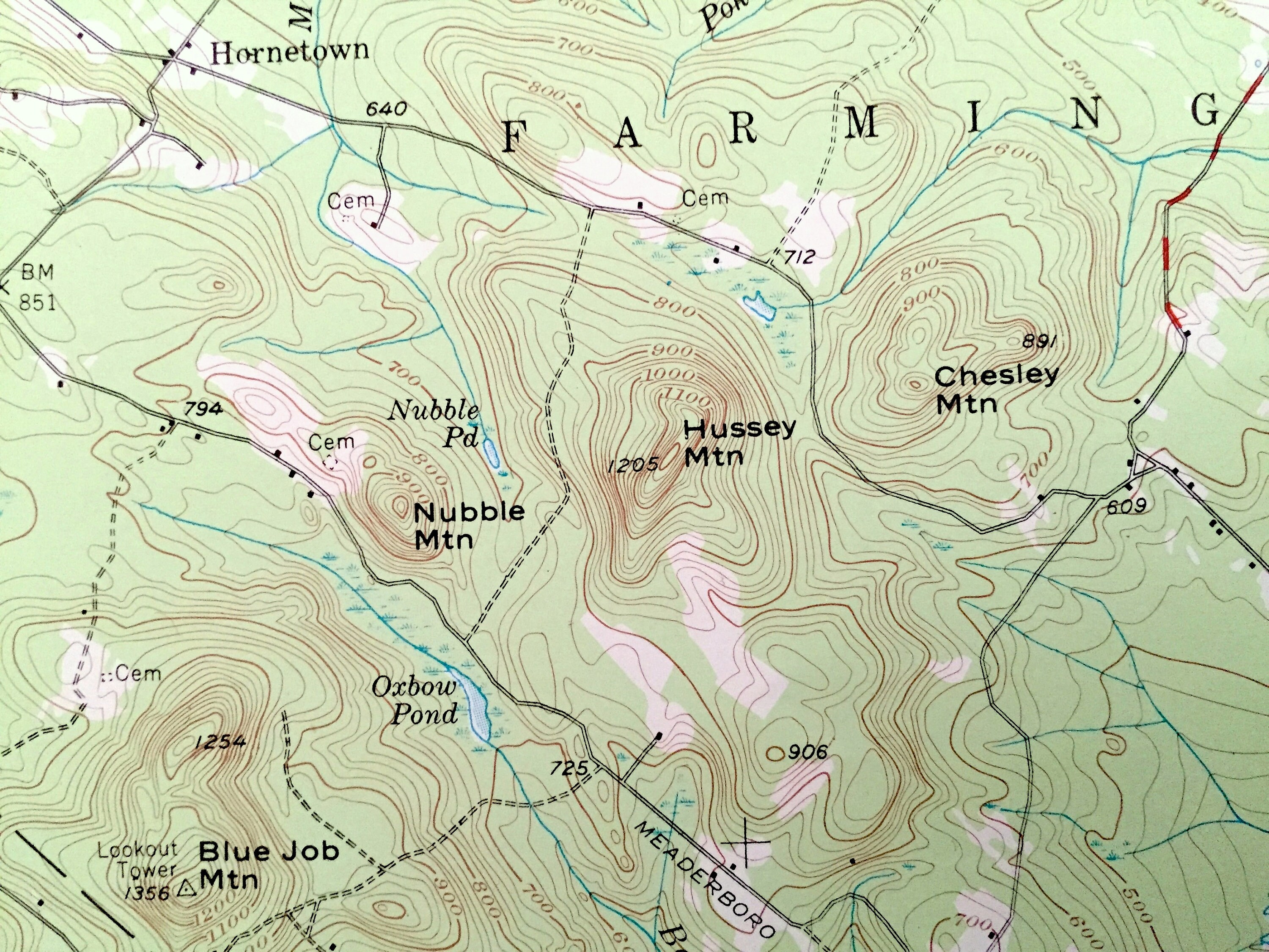 Antique Merrymeeting Lake New Hampshire 1957 US Geological Etsy