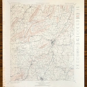 Mapa topográfico do Serviço Geológico dos EUA de Roma Antiga, Geórgia 1901 - Summerville, Cedartown, Etna, Menlo, Cave Spring, Lindale, Alabama, GA AL