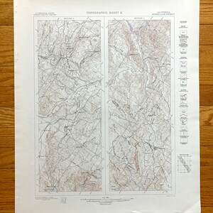 May include: A black and white topographic map of the Mother Lode District in California. The map is divided into two sections, labeled "Section 3" and "Section 4". The map includes contour lines, rivers, roads, and other features. The map also includes a legend explaining the symbols used.