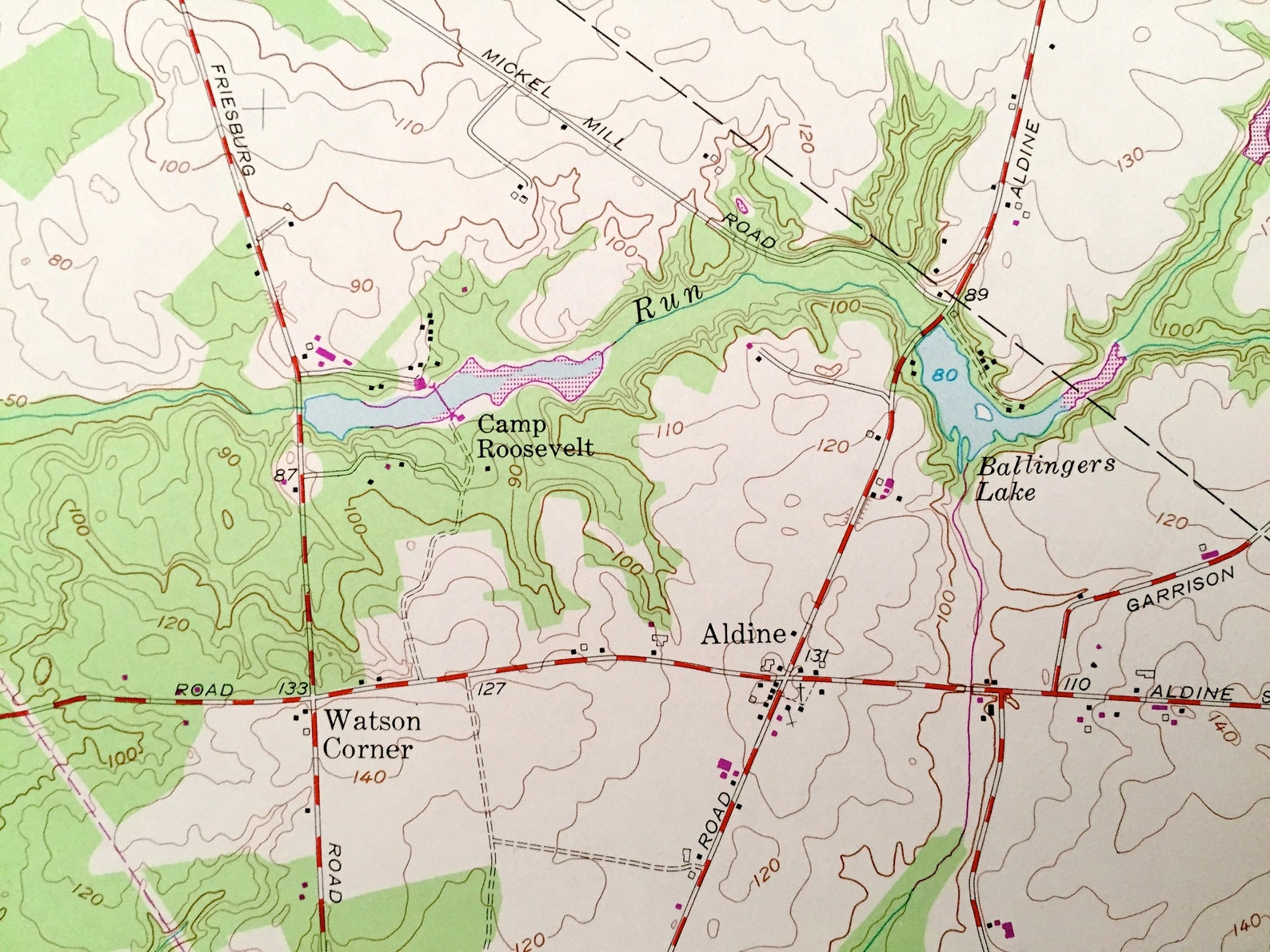 Antique Alloway Nueva Jersey 1955 US Geological Survey Etsy