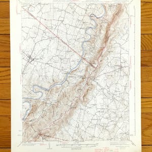 Antike Berryville, Virginia & West Virginia 1927 US Geologische Untersuchung topographische Karte - Clarke, Jefferson County, Wickliffe Gipfelpunkt VA
