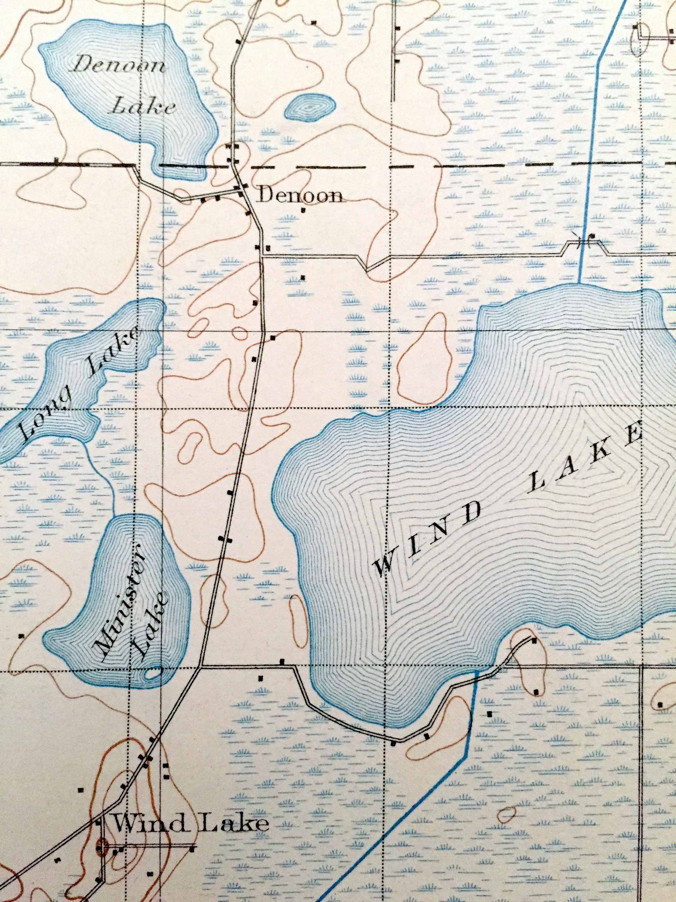 Antique Muskego Wisconsin 1901 US Geological Survey Etsy Sweden