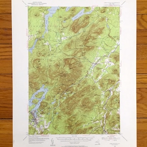 Antike Lake Plasid, New York 1953 US Geologische Dienst Topographische Karte – Adirondacks, St Armand, Wilmington, Keene Jay Elba Essex County NY
