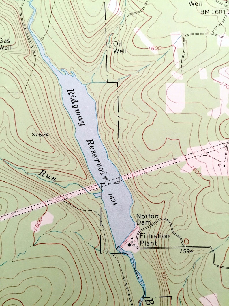 Antique Portland Mills Pennsylvania 1969 US Geological Survey Etsy