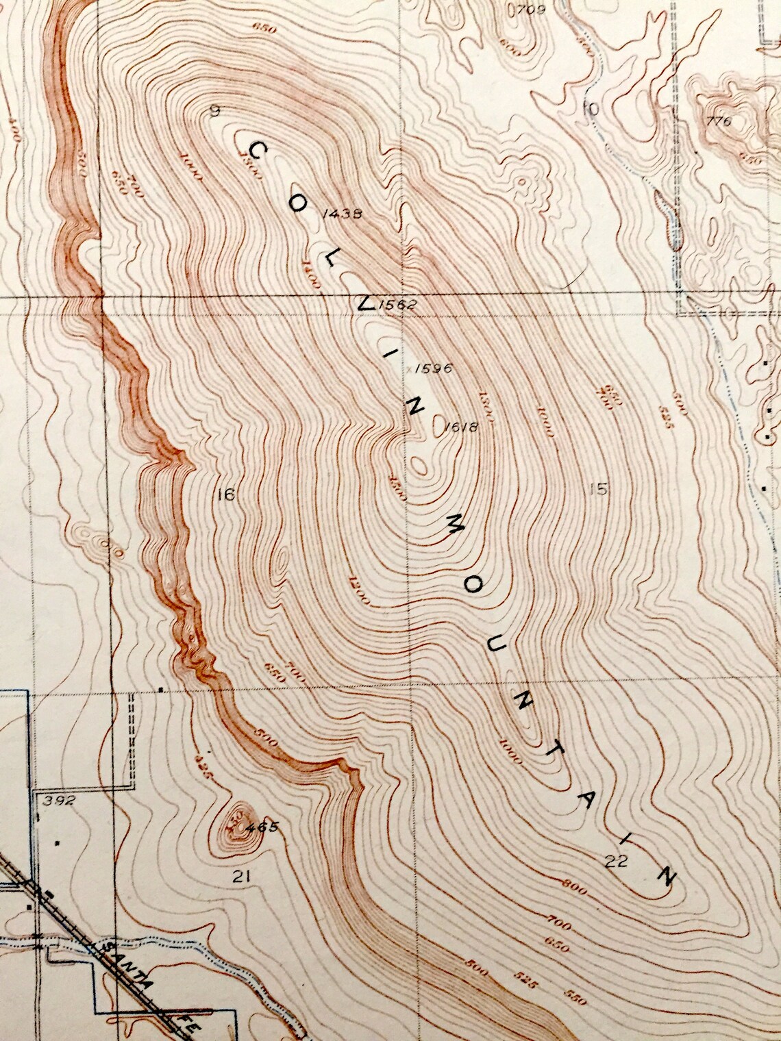 Antiguo Ivanhoe California 1926 Mapa topográfico del servicio Etsy