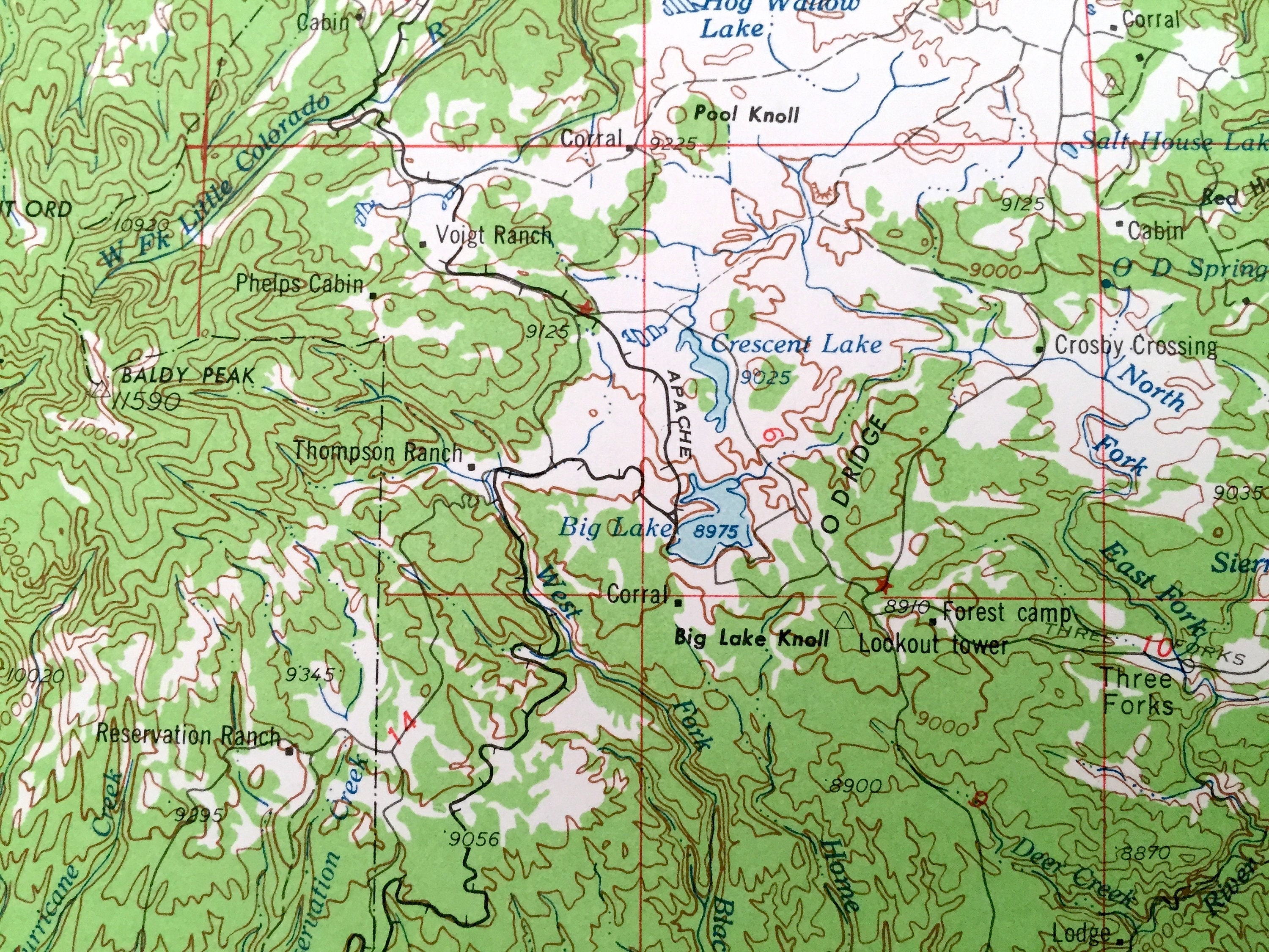 Antique Clifton Arizona 1962 US Geological Survey Topographic Etsy