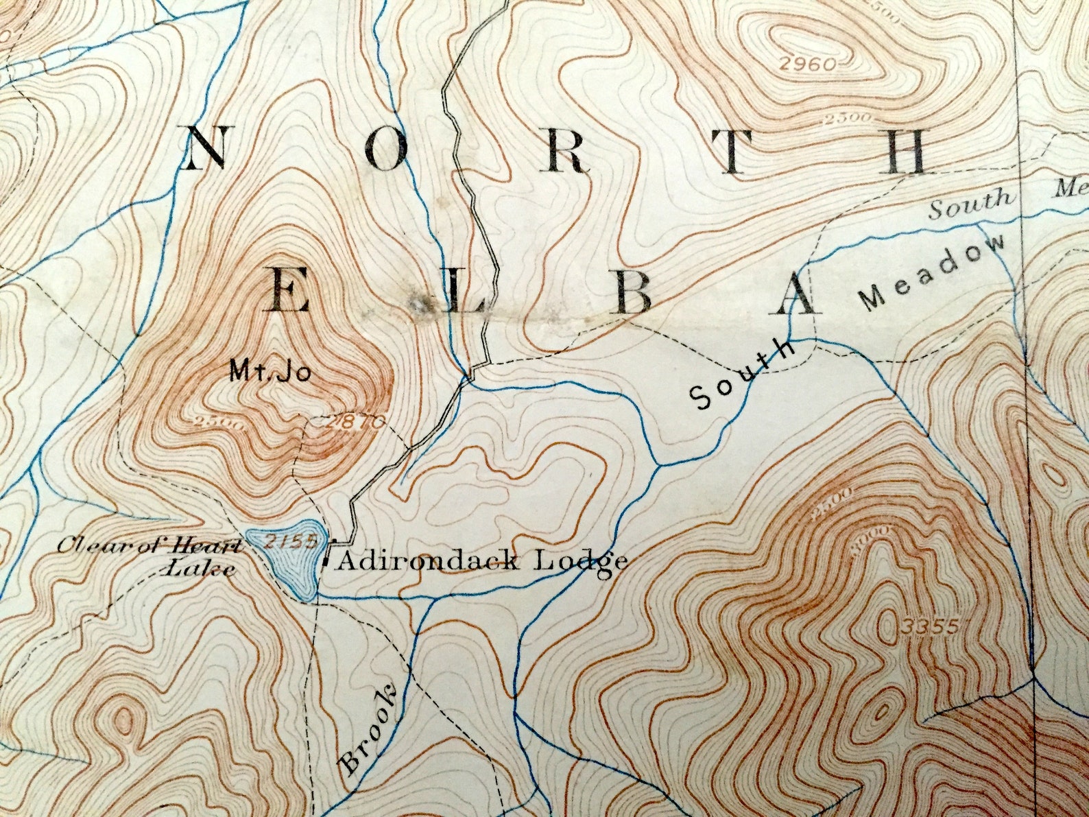 Antique Mount Marcy New York 1902 US Geological Survey Etsy