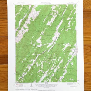 May include: A vintage topographic map of West Virginia, showing green and white shaded relief. The map, dated January 1964, includes terrain details and is printed on white paper. The map is from the U.S. Department of the Interior.