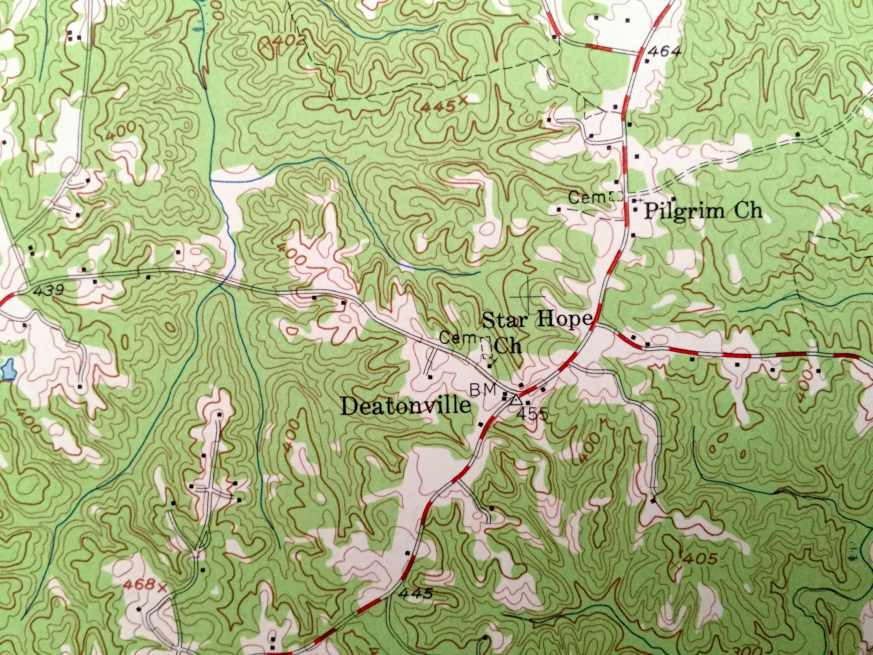 Antique Jetersville Virginia 1958 US Geological Survey Mappa Etsy