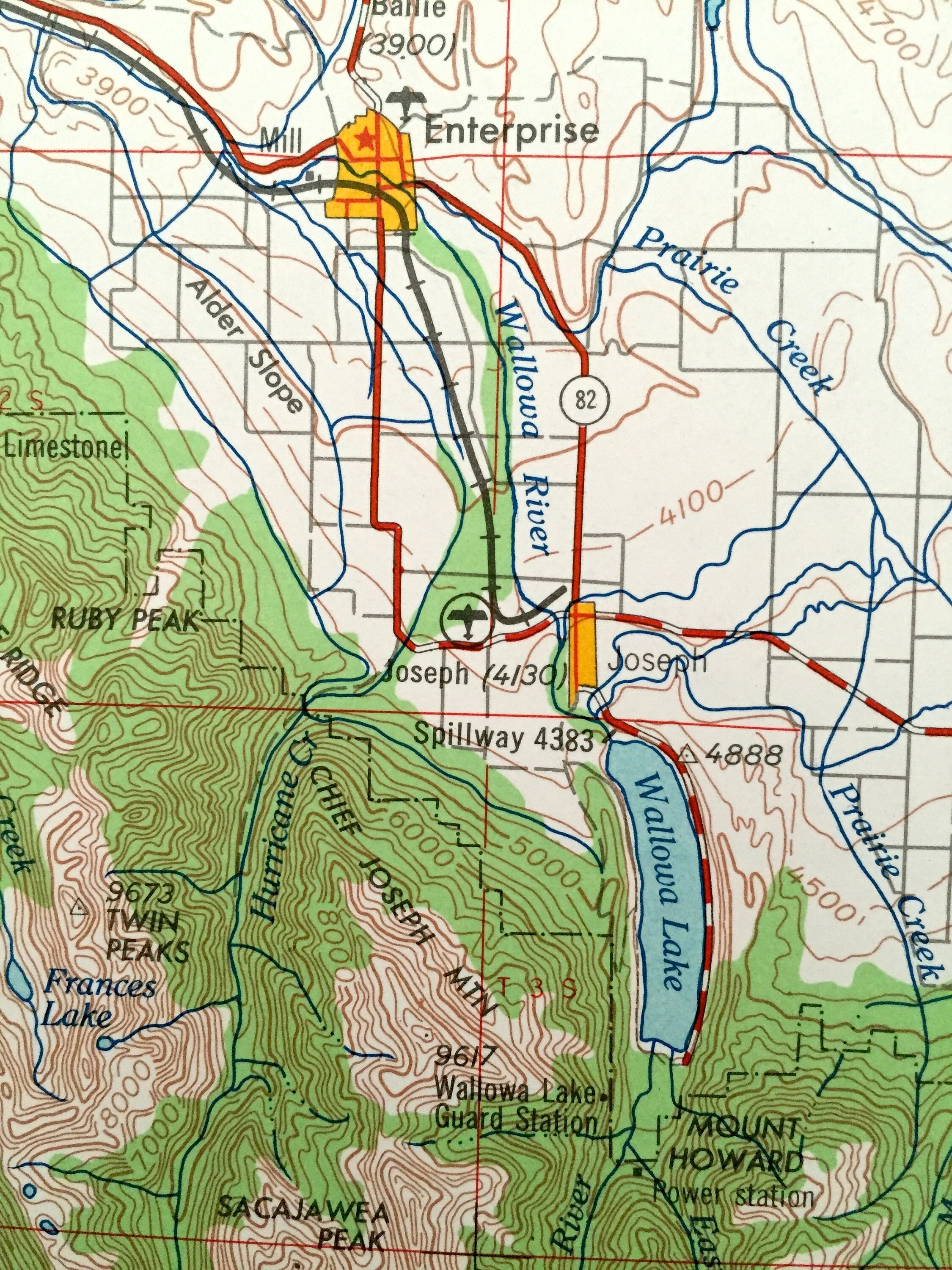 Antique Grangeville Idaho 1955 US Geological Survey Etsy UK
