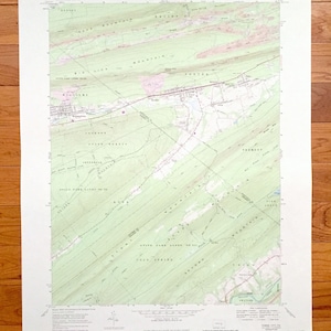 Antique Tower City, Pennsylvanie 1969 US Geological Survey Carte - Schuylkill, Dauphin, Liban County, Williams, Jackson, Porter, Tremont, PA