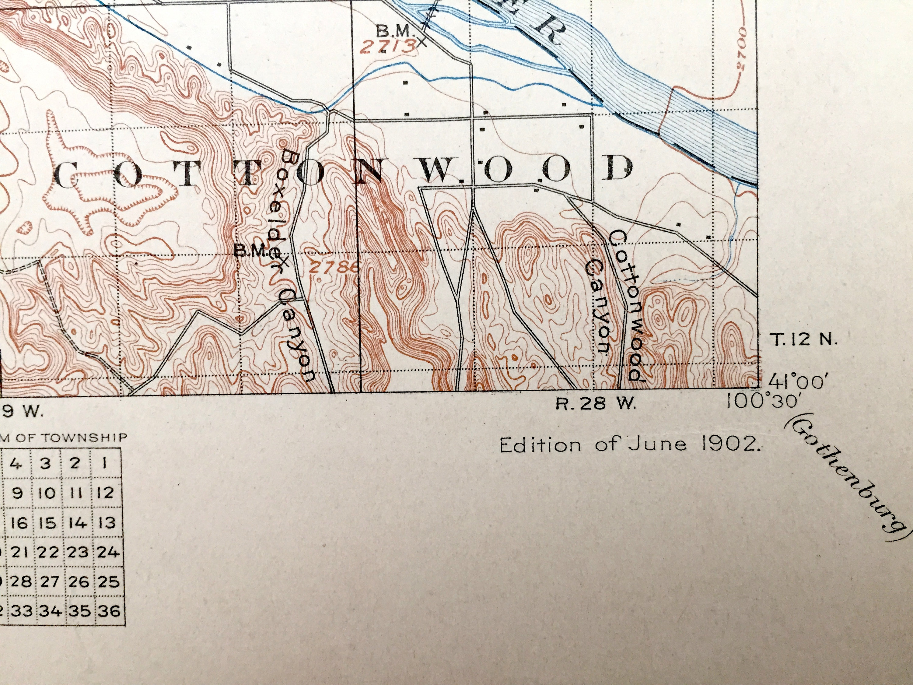 Antique North Platte Nebraska 1902 US Geological Survey Etsy
