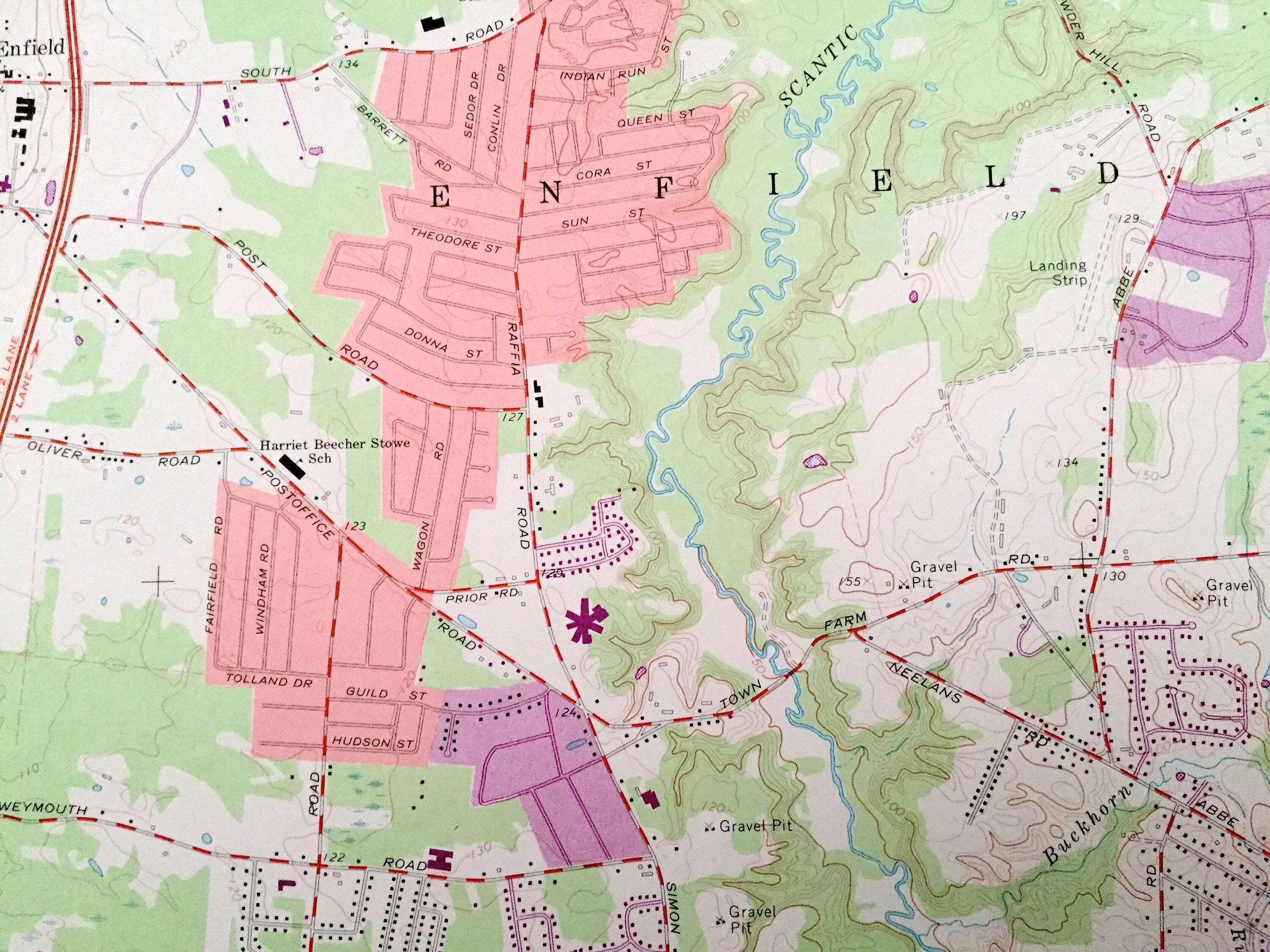 Antique Broad Brook Connecticut 1964 US Geological Survey Etsy