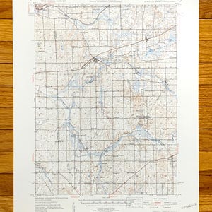 Antique Spring Arbor, garmi 1935 US Geologischer Dienst, topographische Karte - Calhoun, Jackson, Hillsdale County, Concord, Albion, Hannover, MI
