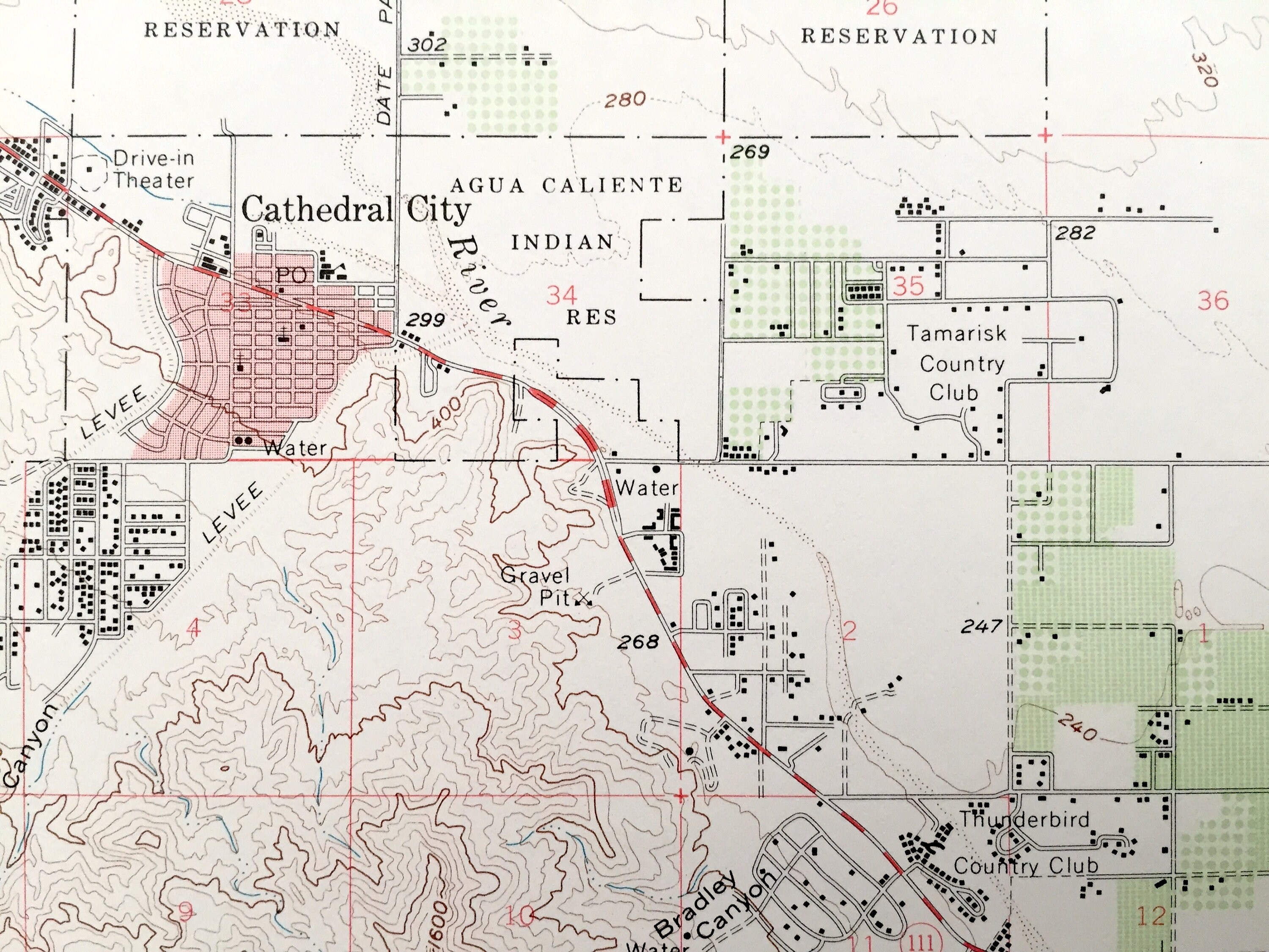 Antique Thousand Palms California 1958 US Geological Survey Etsy