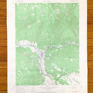 Antike Glenwood Springs, Colorado 1961 US Geologische Untersuchung Topographische Karte - Garfield County, Red, Glenwood Canyon, White River Forest, CO