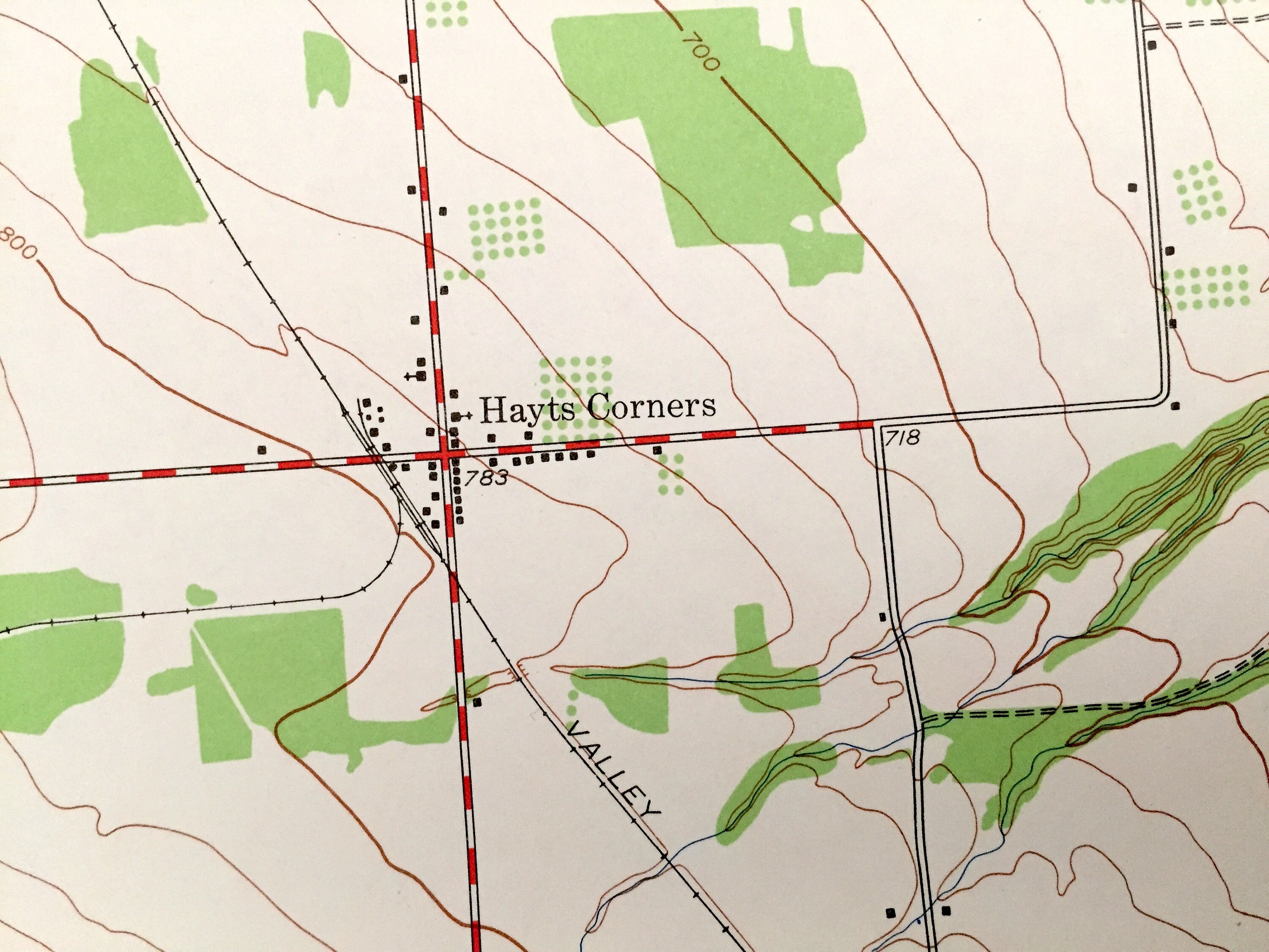 Antique Ovid New York 1942 US Geological Survey Topographic Etsy