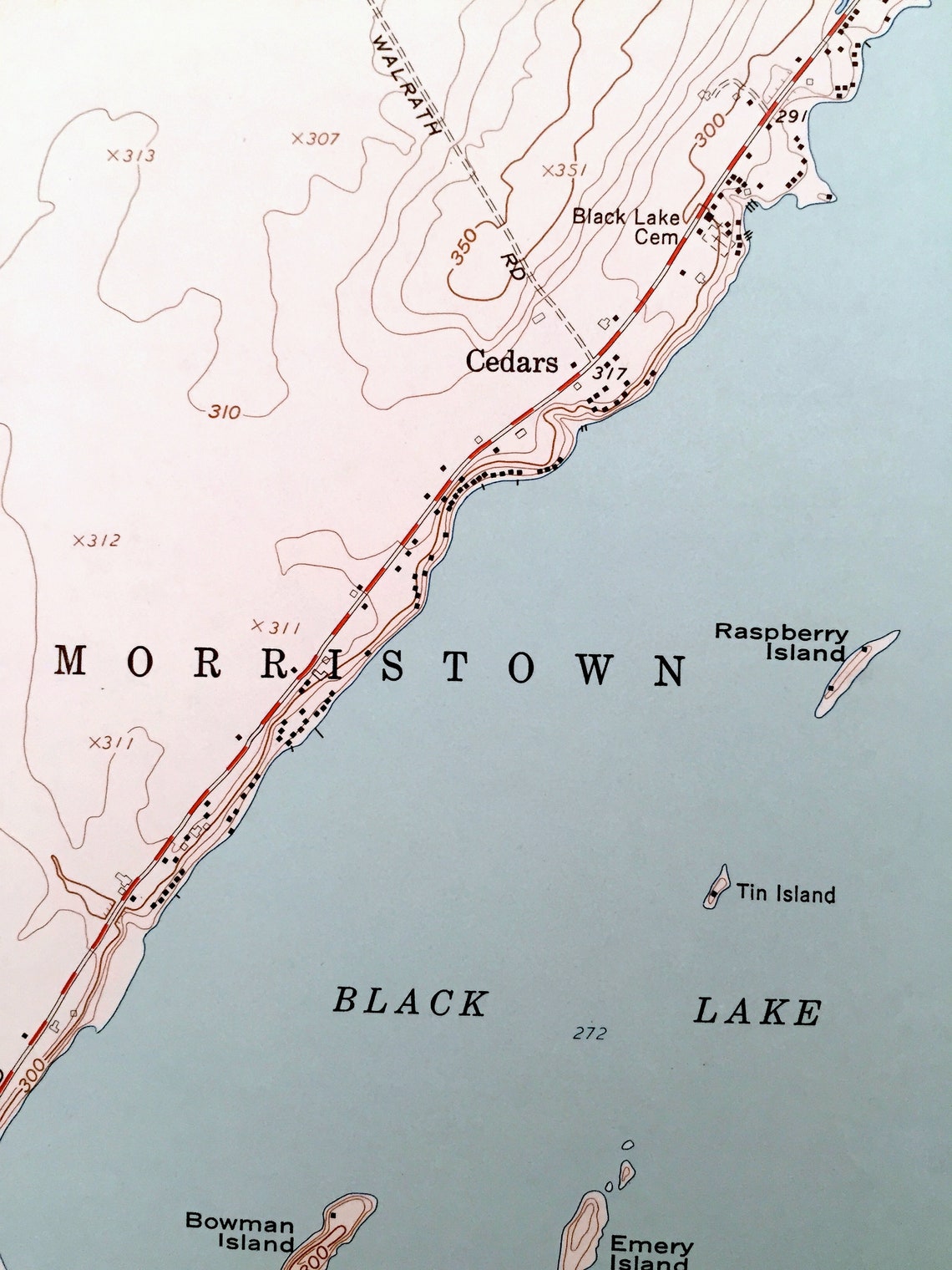 Antique Hammond New York 1961 US Geological Survey Etsy