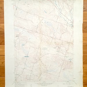 Antieke Camden, New York 1960 U.S. Geological Survey topografische kaart – Oneida County, Amboy, Constantia, Maple Flats, Elpis, Brockway hoeken