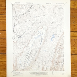 Antike Davinz & Thomas, West Virginia 1921 US Geologische Untersuchung topographische Karte - Monongahela National Forest, Dobbin, Kemton, Maryland WV