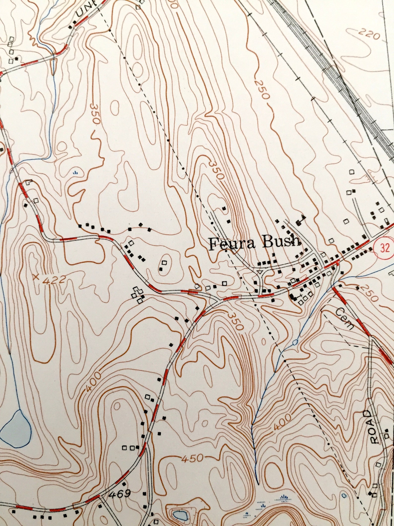 Antique Clarksville New York 1953 US Geological Survey Etsy