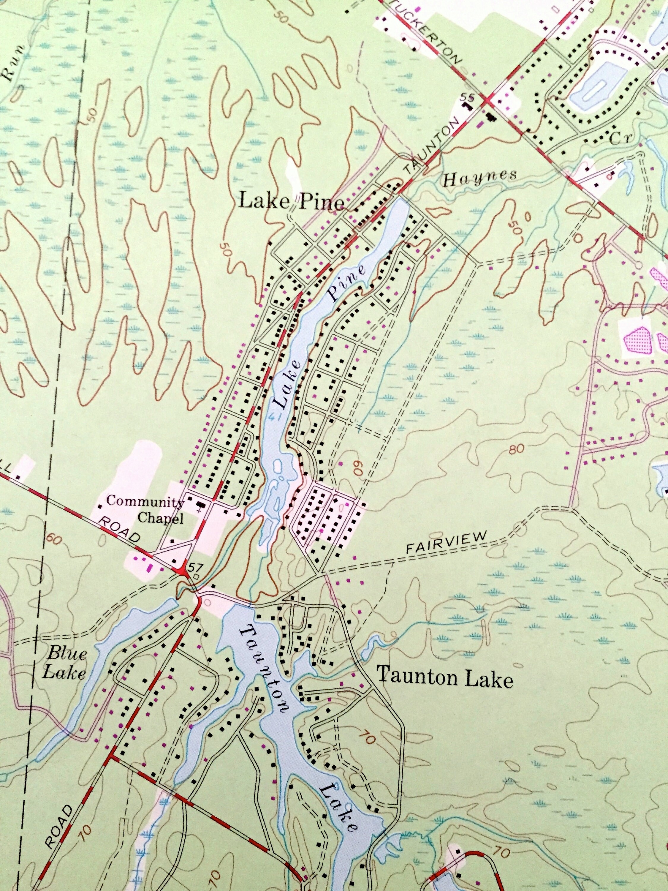Antique Medford Lakes Nueva Jersey 1967 US Geological Survey Etsy