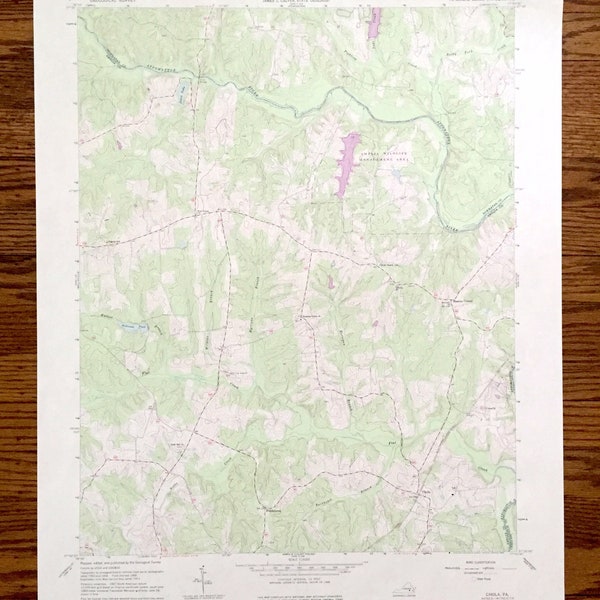 Powhatan Va Maps Etsy