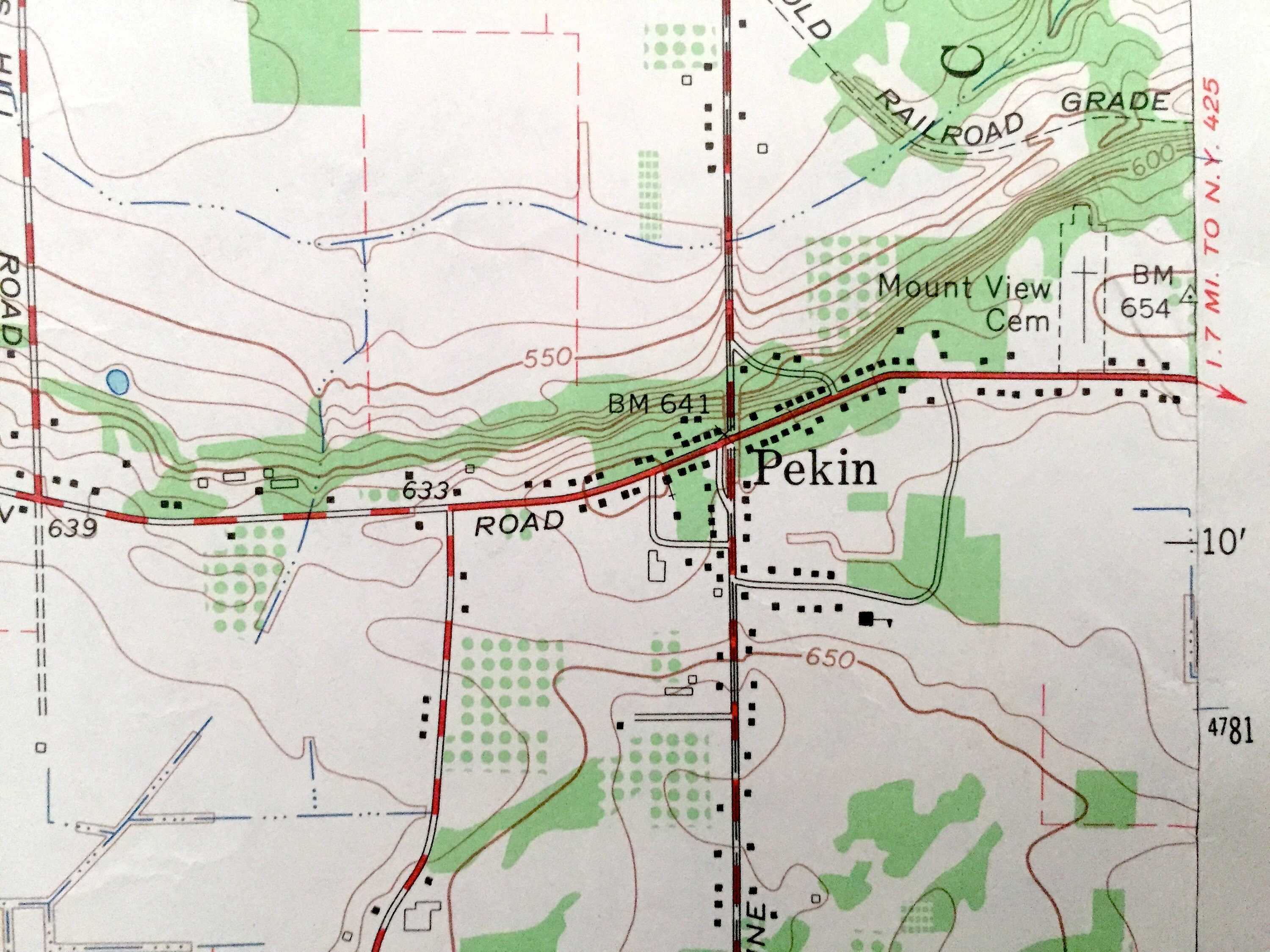 Antique Ransomville New York 1965 US Geological Survey Etsy