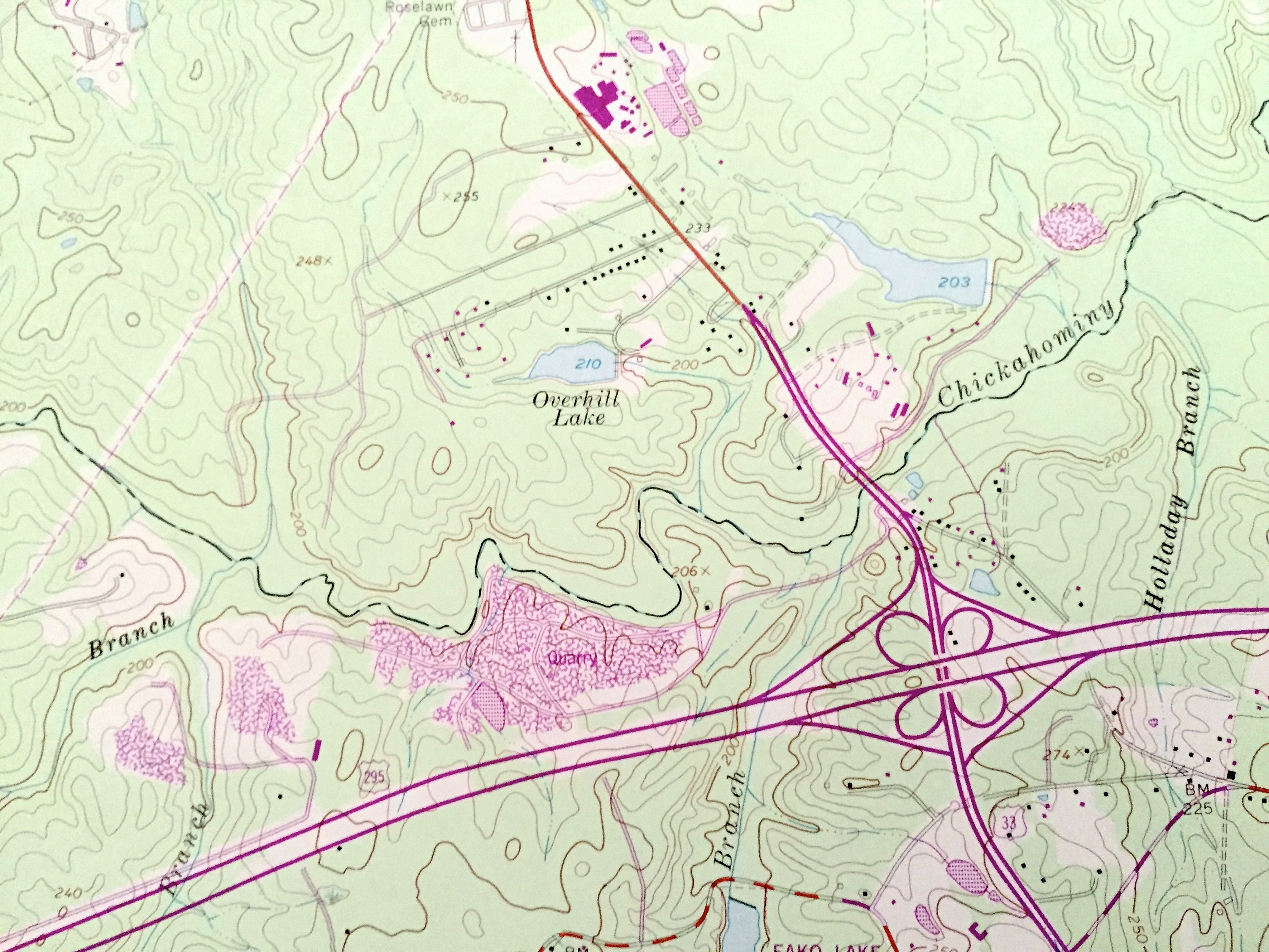 Antique Glen Allen Virginia 1963 US Geological Survey Etsy