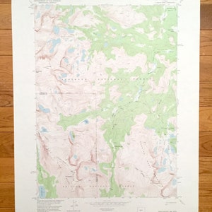 Antique Sweetwater Gap, Wyoming 1953 US Geological Survey Topographic Map – Sublette, Fremont County, Bridger, Shoshone National Forest, WY