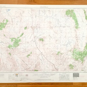 Antike Goldfield, Nevada 1954 US Geologische Dienst Topographische Karte - Scotty's Junction, Springdale, Silverpeak, Stonewall Flat, Slate Ridge