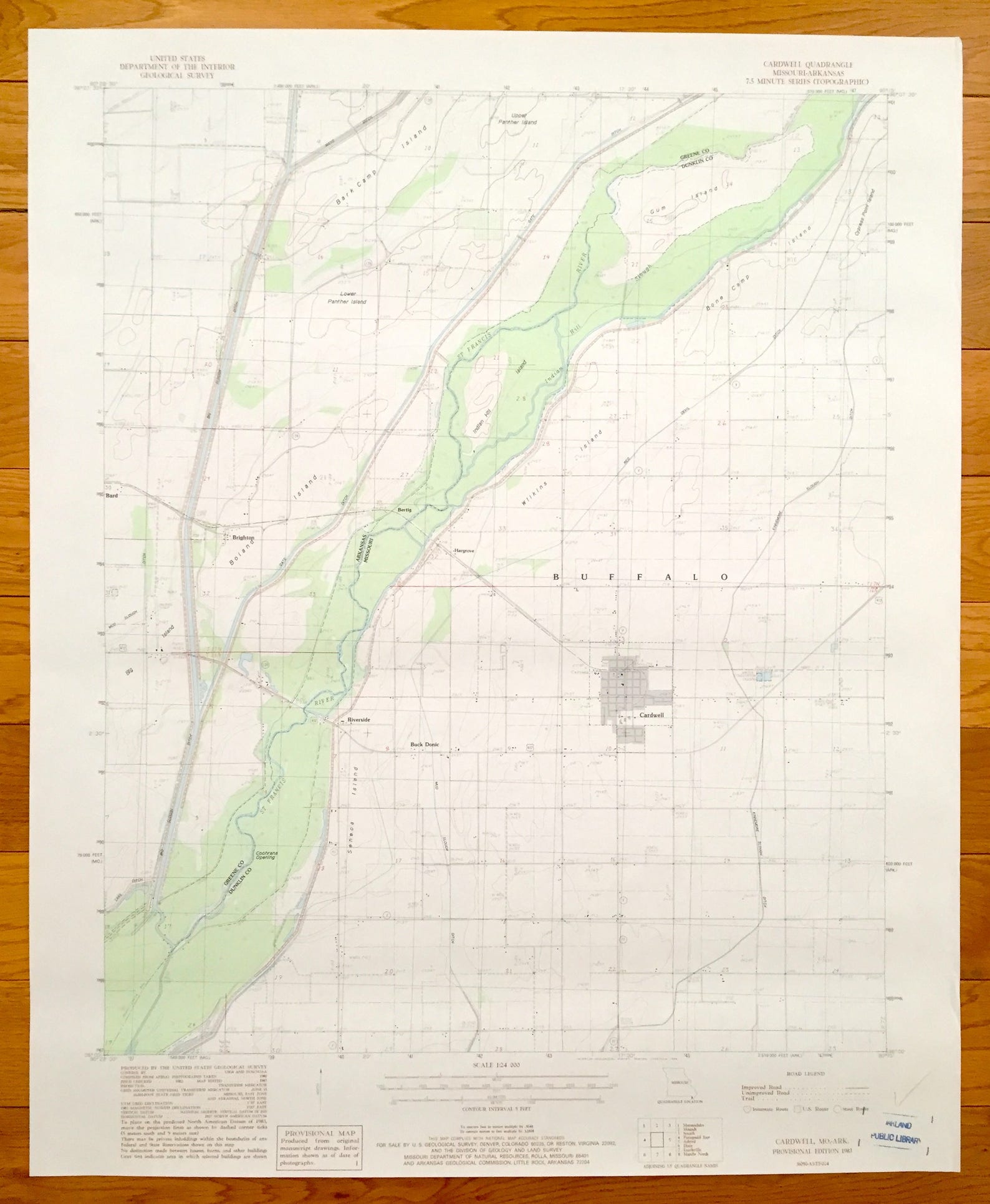 Antique Cardwell Missouri & Brighton Arkansas 1983 US Etsy