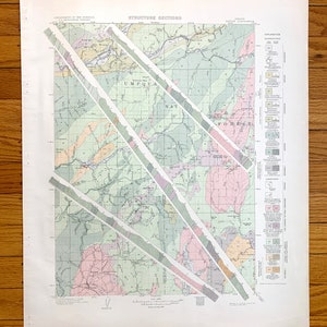 Antique Riddle, Oregon 1923 Mapa topográfico del Servicio Geológico de EE. UU. - Condado de Douglas, Winona, Merlin, Greenback, Perdue, Hugo, Forest Queen, OR