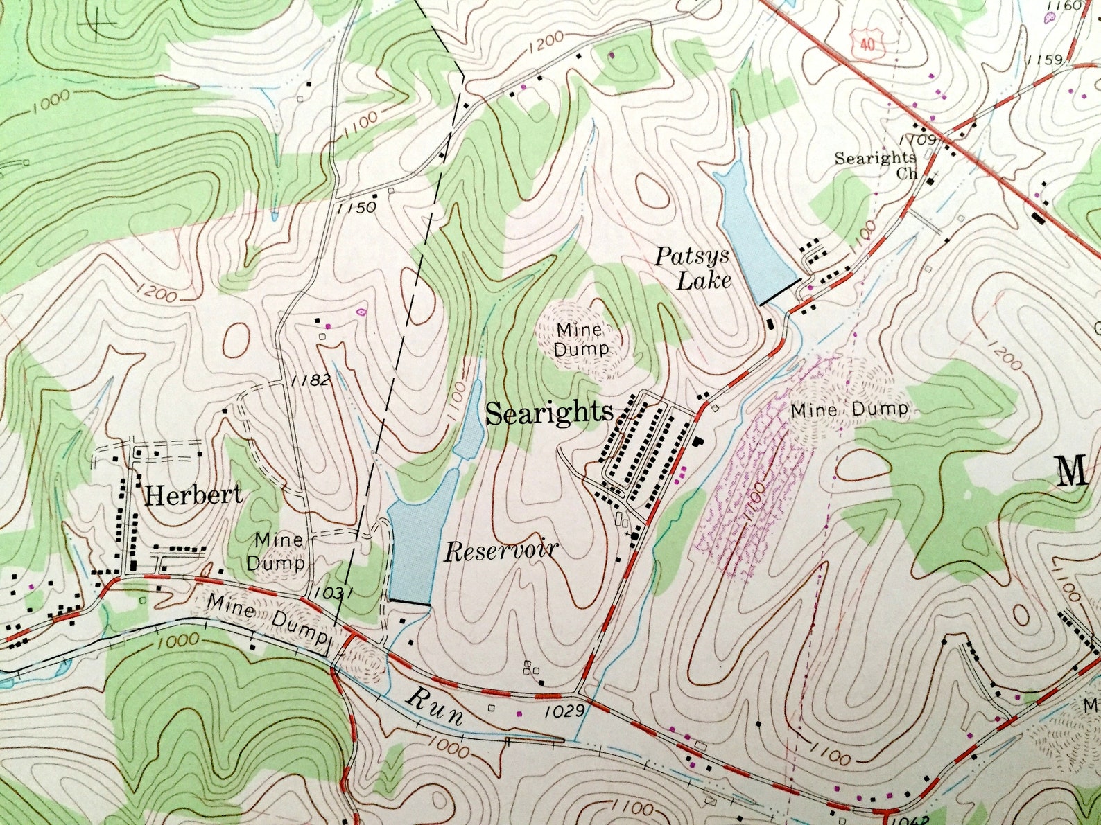 Antique New Salem Pennsylvania 1964 US Geological Survey Etsy