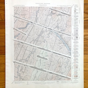 Antique Berkeley Springs, Virginie-Occidentale 1899 US Geological Survey Carte topographique - Hancock, comté de Washington, Warren, Bethel, Thompson