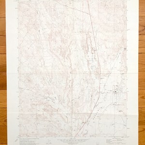Antiker Panaca, Nevada 1970 US-Amerikanisches Erdstudie Topographic Map – Lincoln County, Bullionville, Smileys Point, Cold Spring, Millers Point