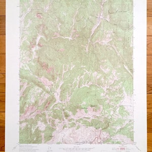 Antike Cripple Creek Nord, Colorado 1951 U.S. Geologische Übersicht Topographische Karte – Black Mountain, Pike National Forest, Teller County