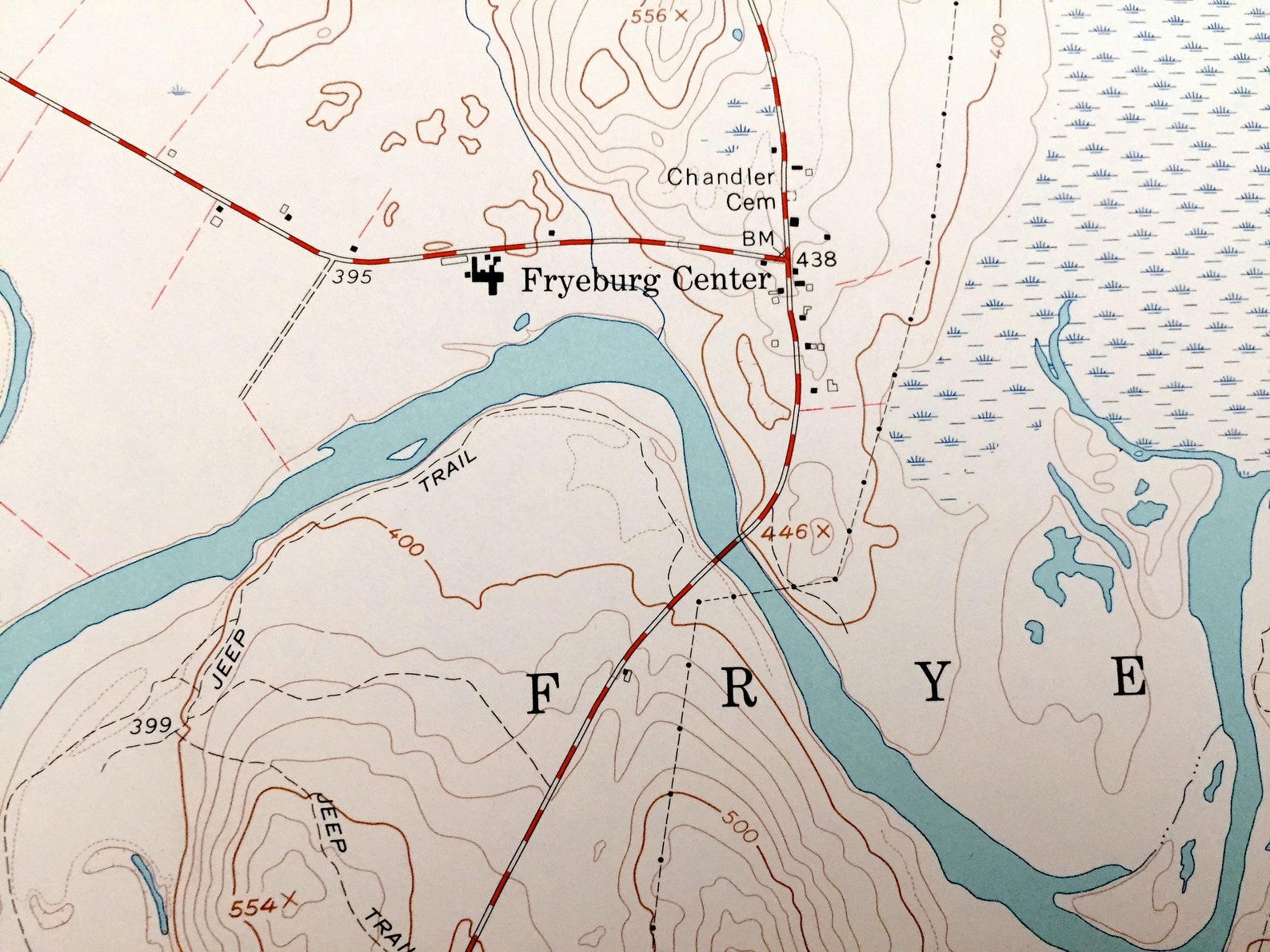 Antique Fryeburg Maine & NH 1963 US Geological Survey Etsy