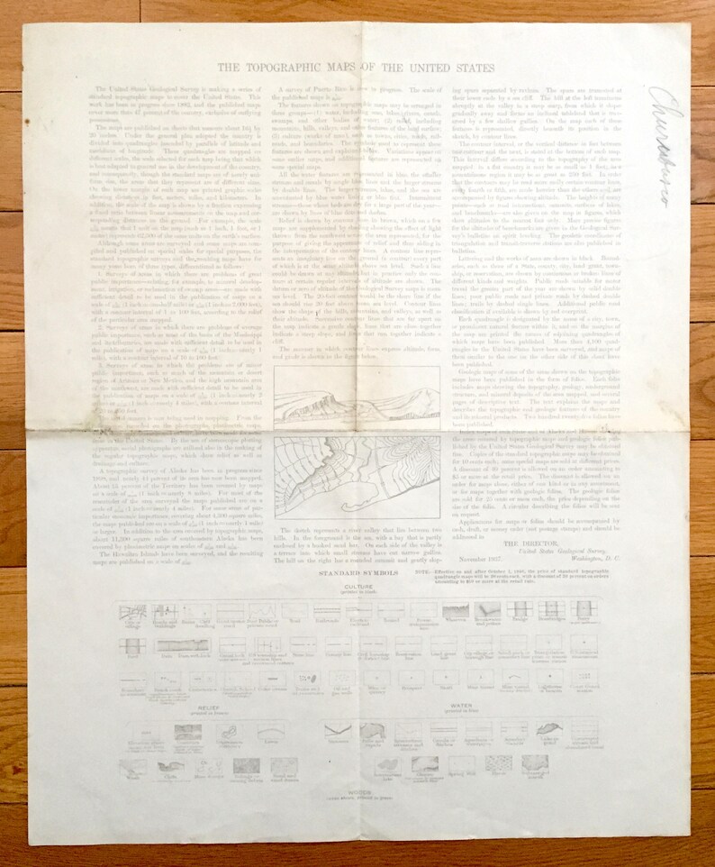 Antique Churubusco New York 1915 US Geological Survey Etsy