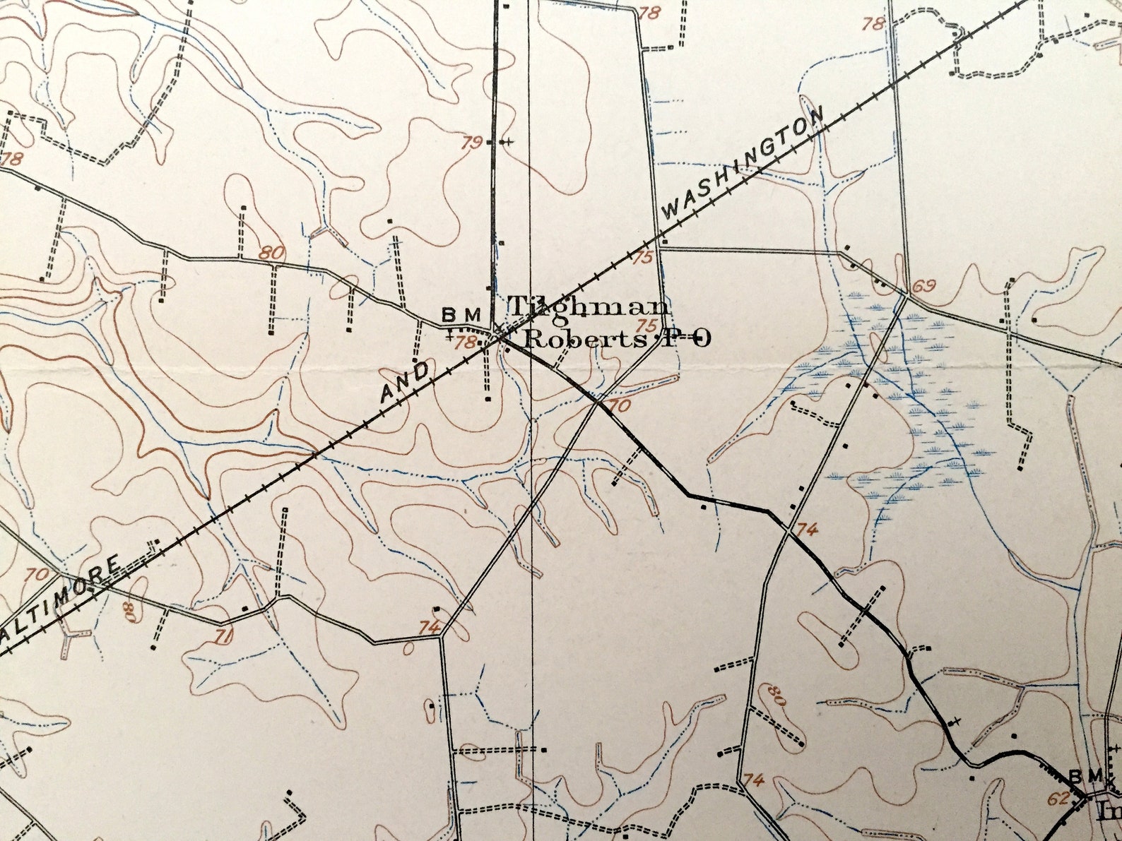 Antique Barclay Maryland 1905 US Geological Survey Etsy