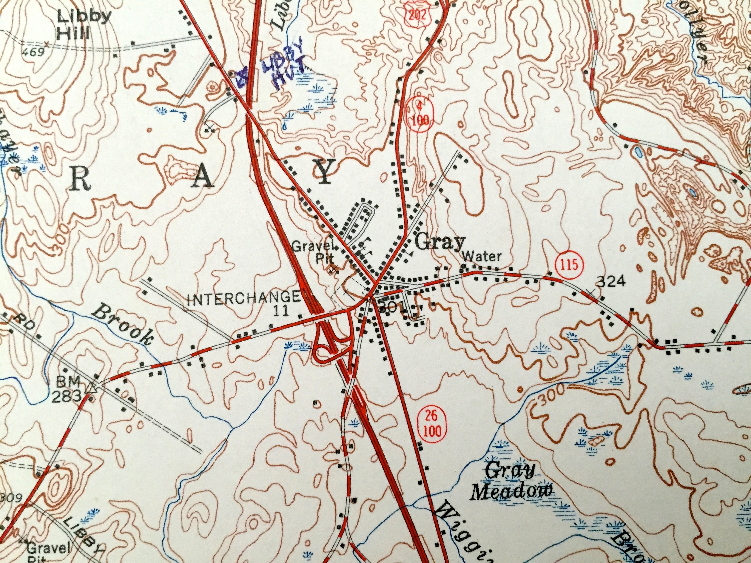 Antique Sebago Lake, Maine 1957 US Geological Survey Topographic Map ...
