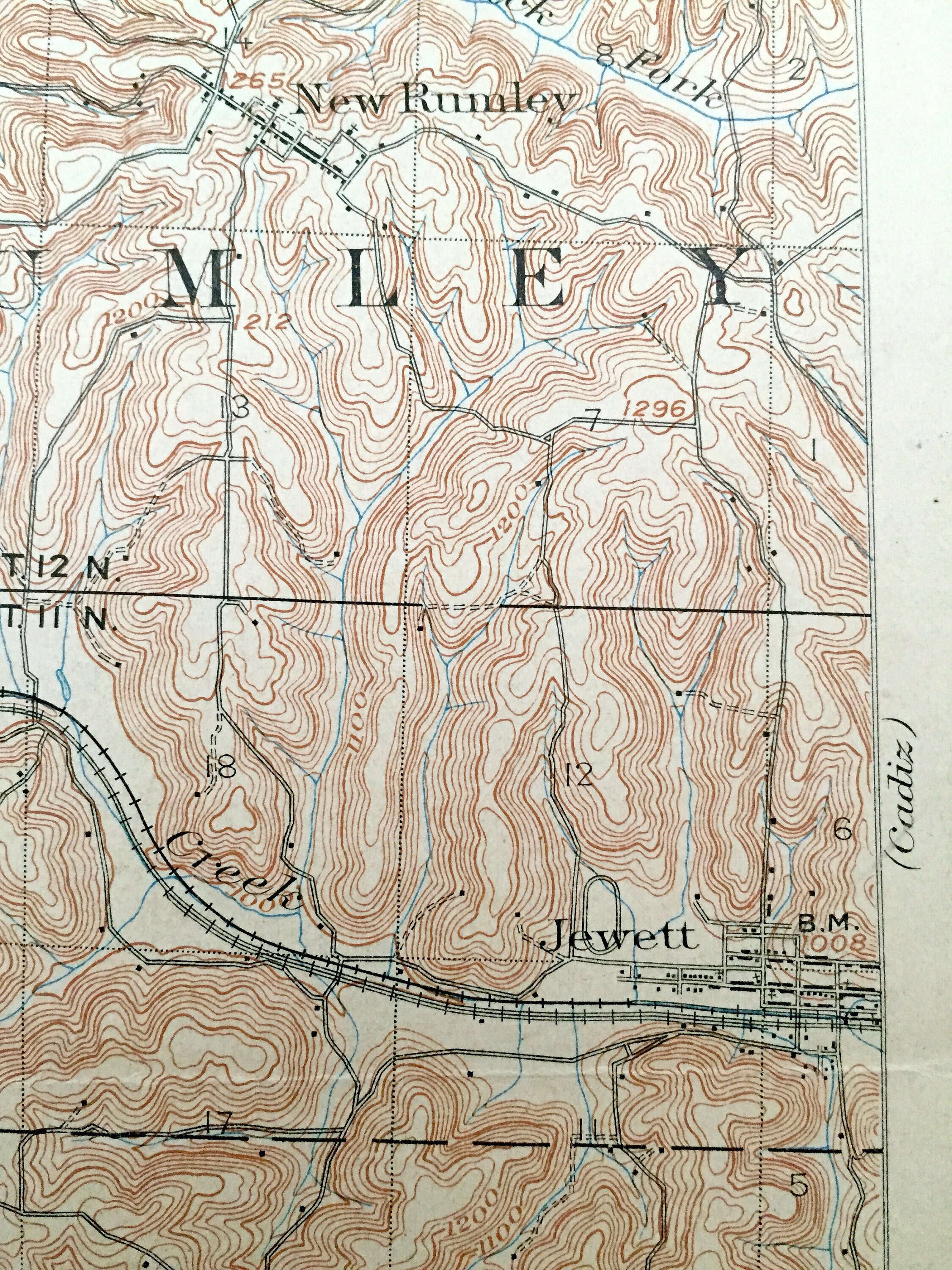 Antique Scio Ohio 1904 US Geological Survey Topographic Map Etsy
